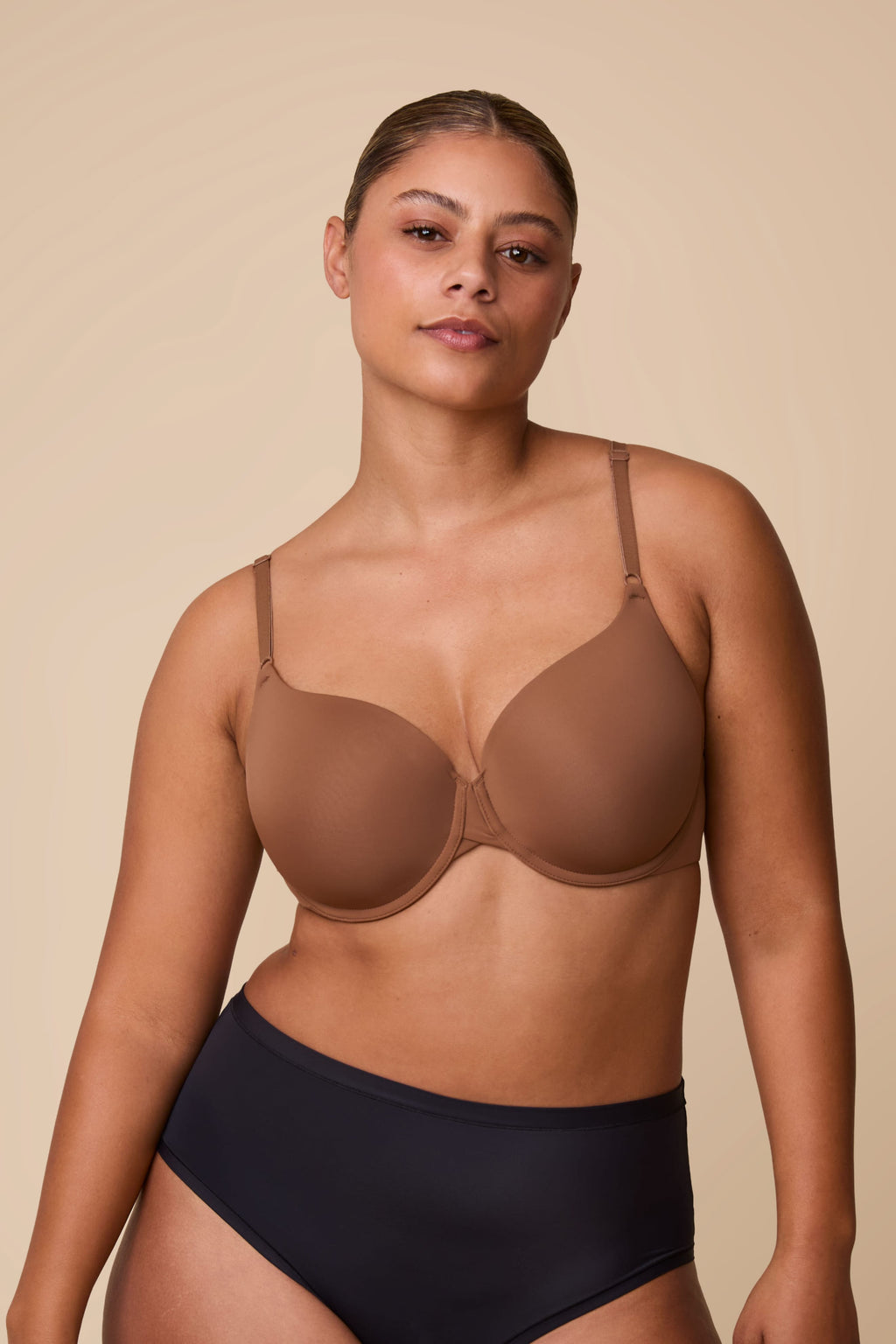 Base T-Shirt Bra - Brown