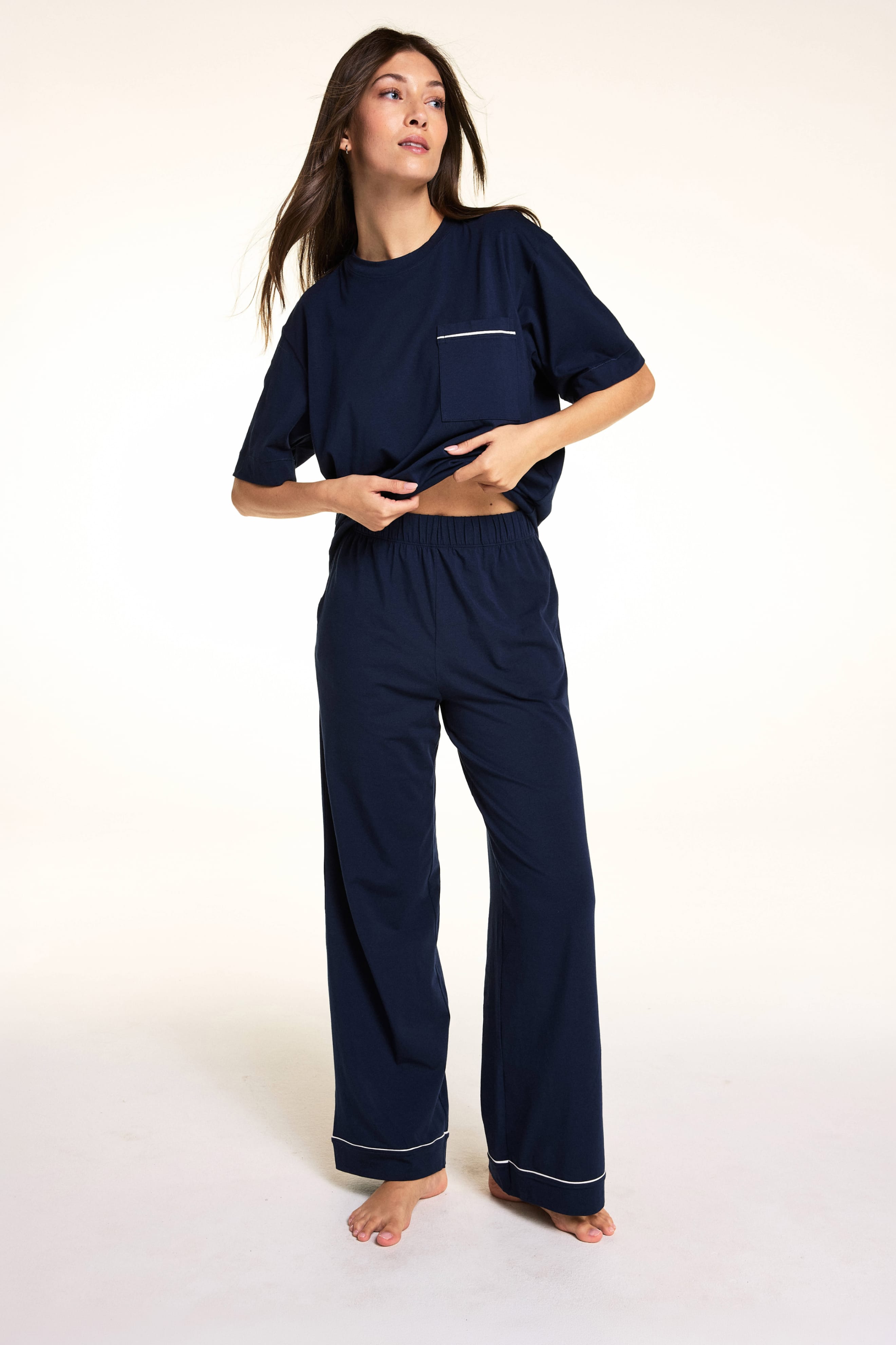 Perfect Pima Pajama Pants - Navy