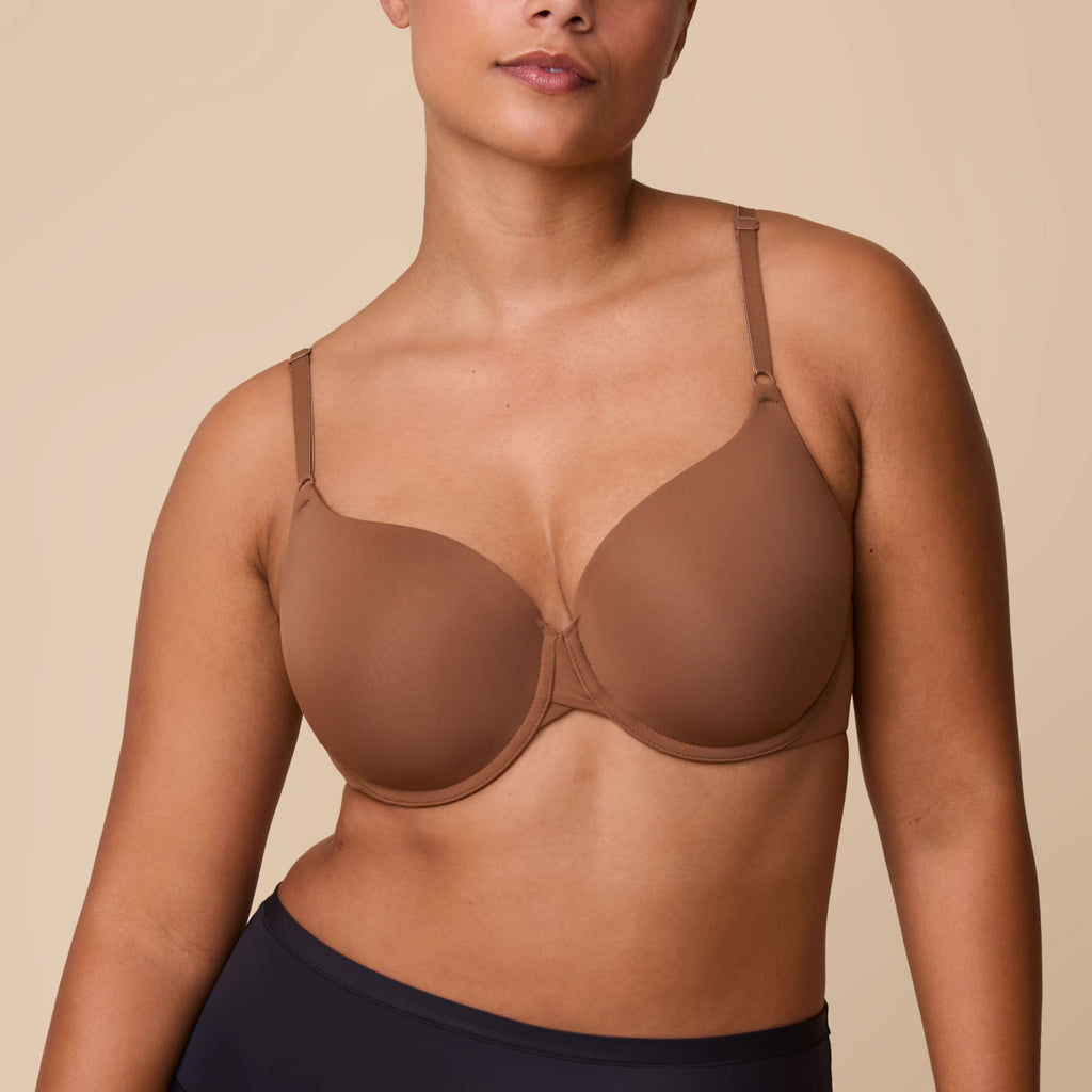 Base T-Shirt Bra - Brown