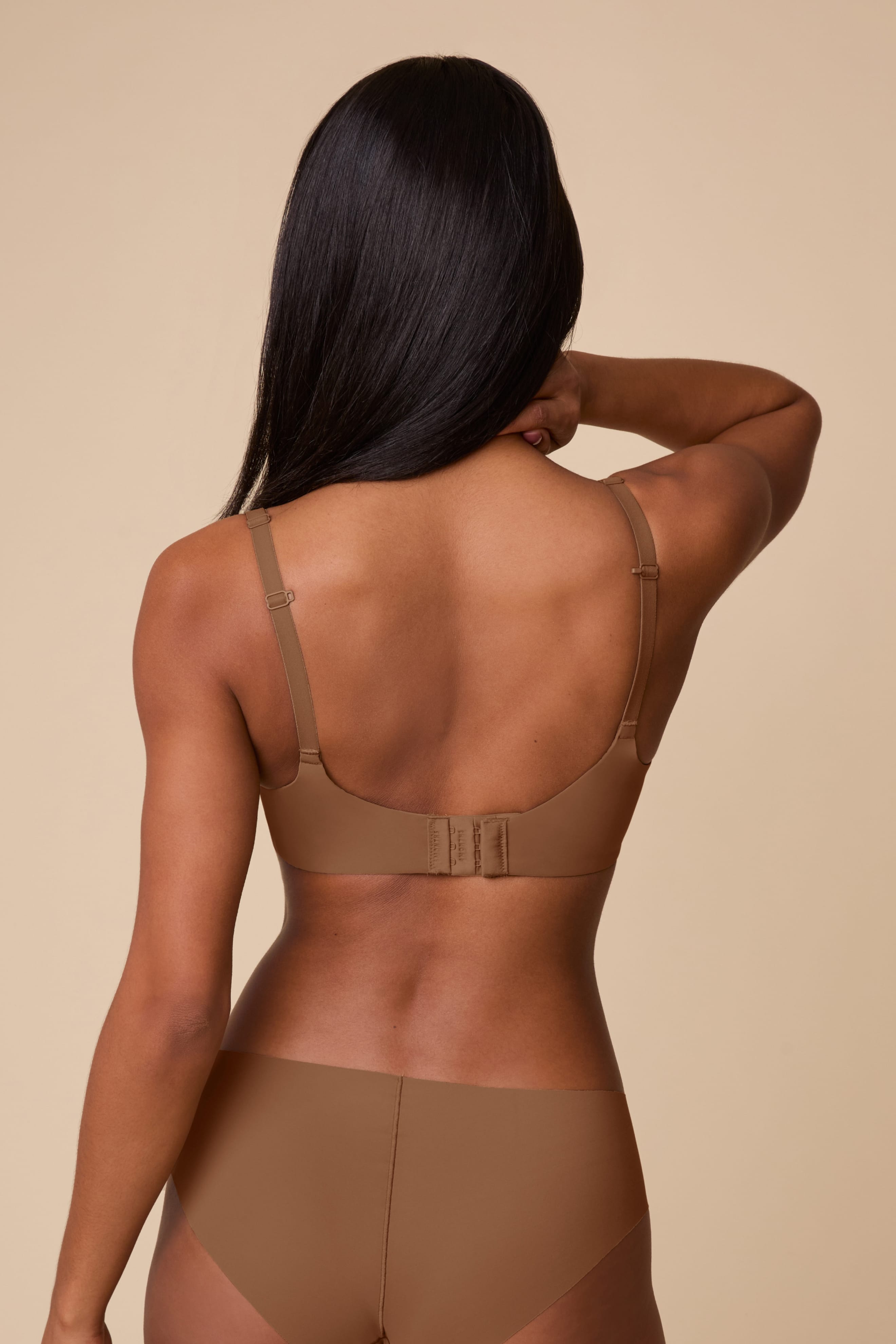 Base Unlined Bra - Brown
