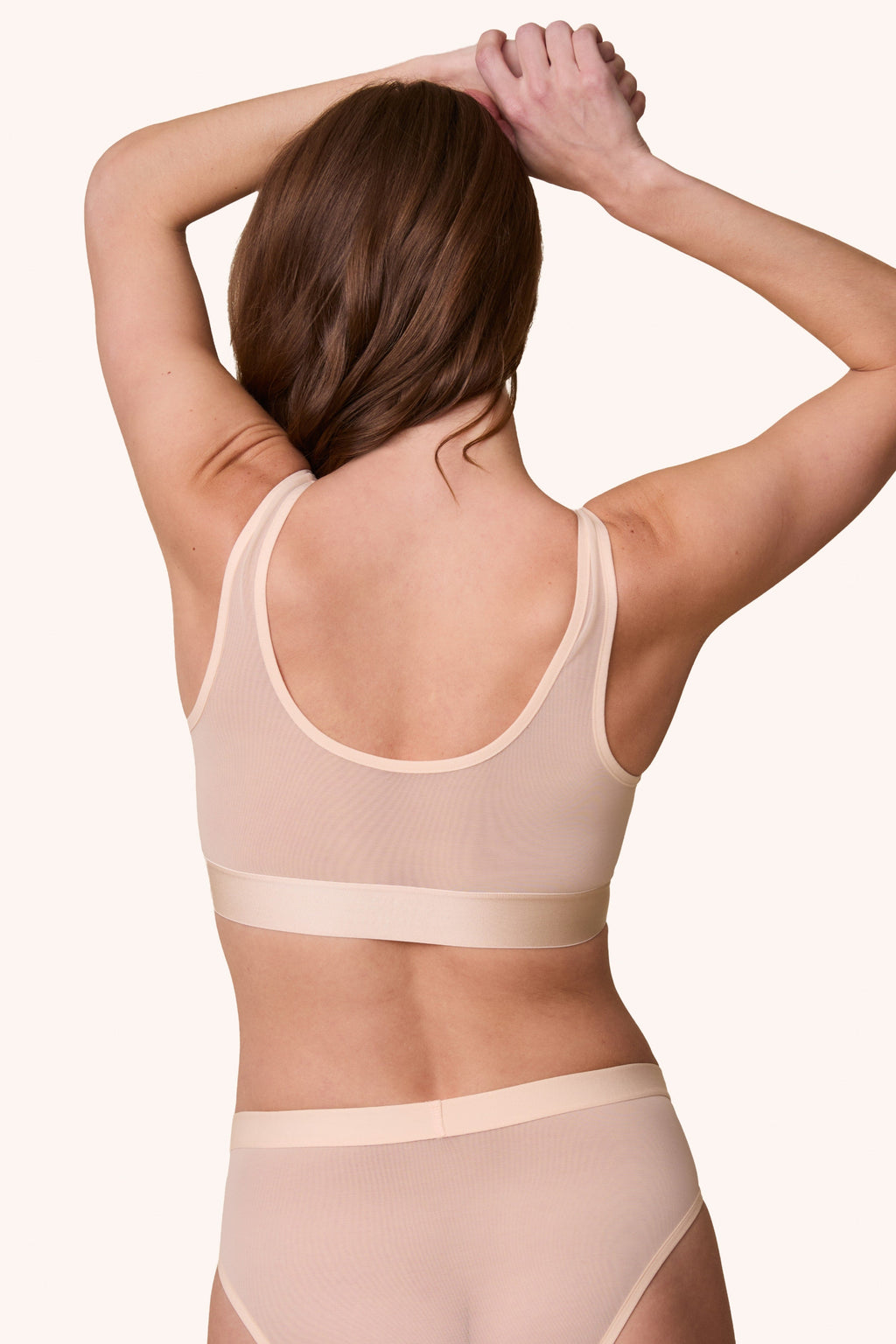 ComfortMesh™ Scoop Bralette - Pearl
