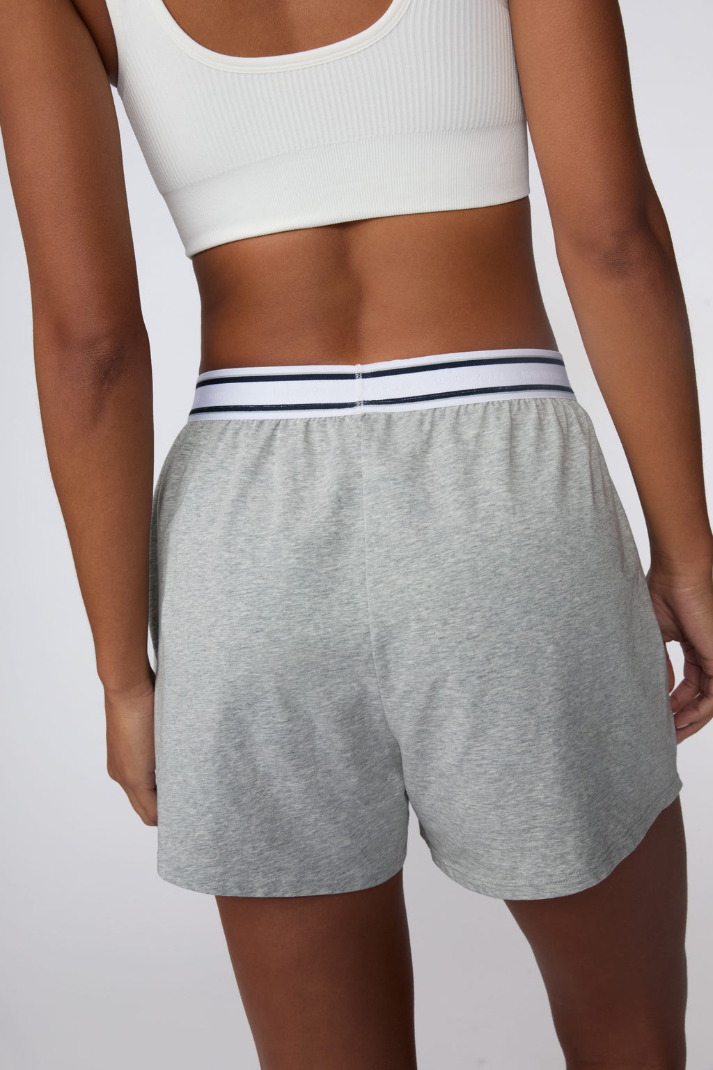 Cloud Cotton Pajama Shorts - Heather Grey