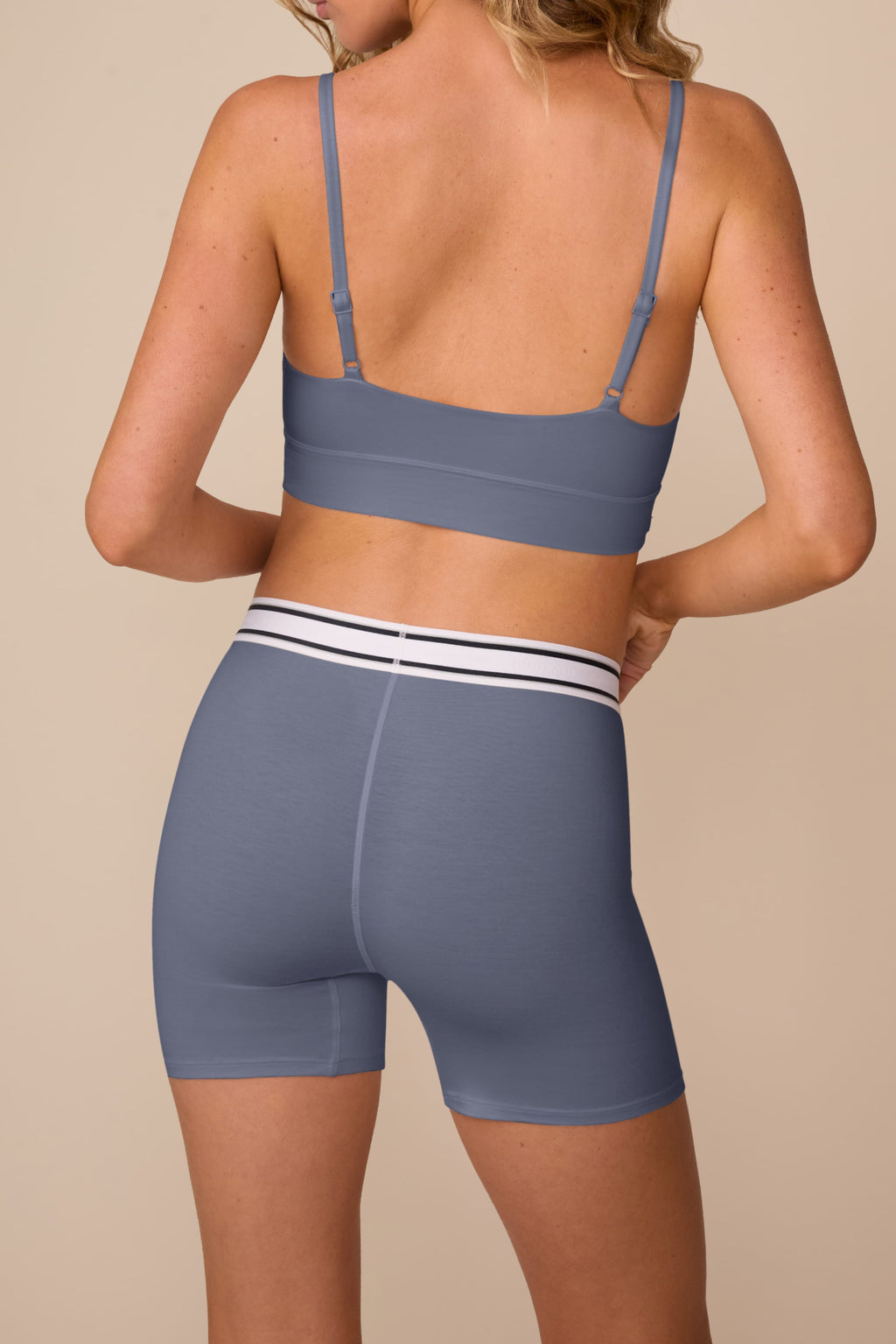 Cloud Cotton Retro Boxer Brief - Slate