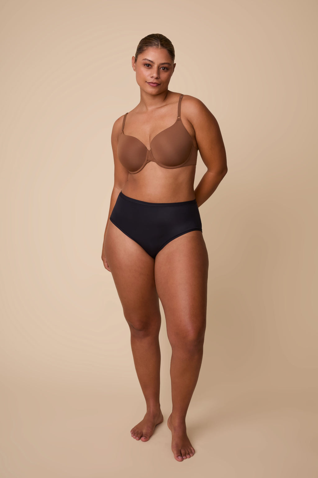 Base T-Shirt Bra - Brown
