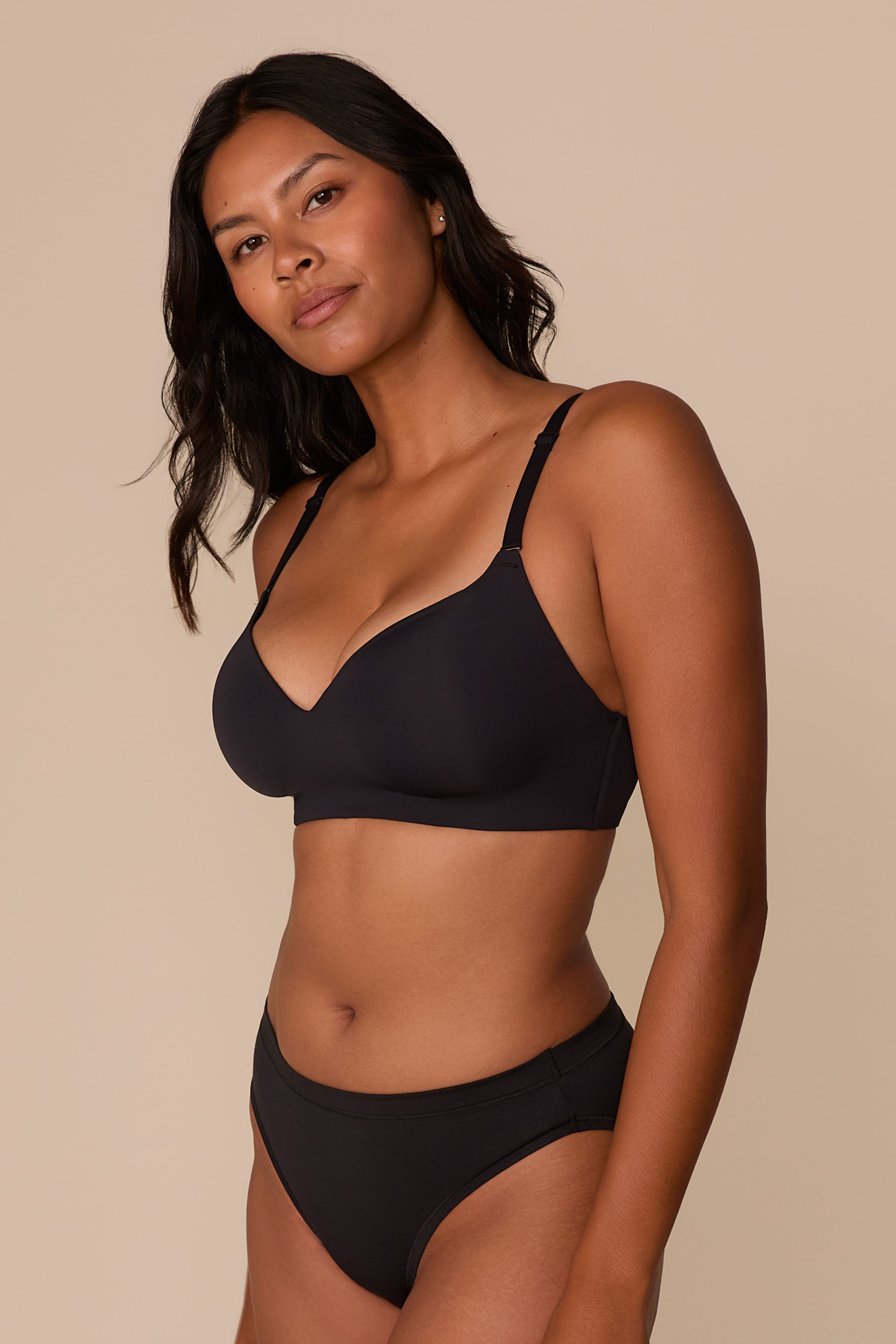 Base Wirefree T-Shirt Bra - Black