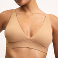 Bliss Plunge Adjustable Bralette - Tan