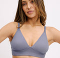 Bliss Triangle Bralette - Steel