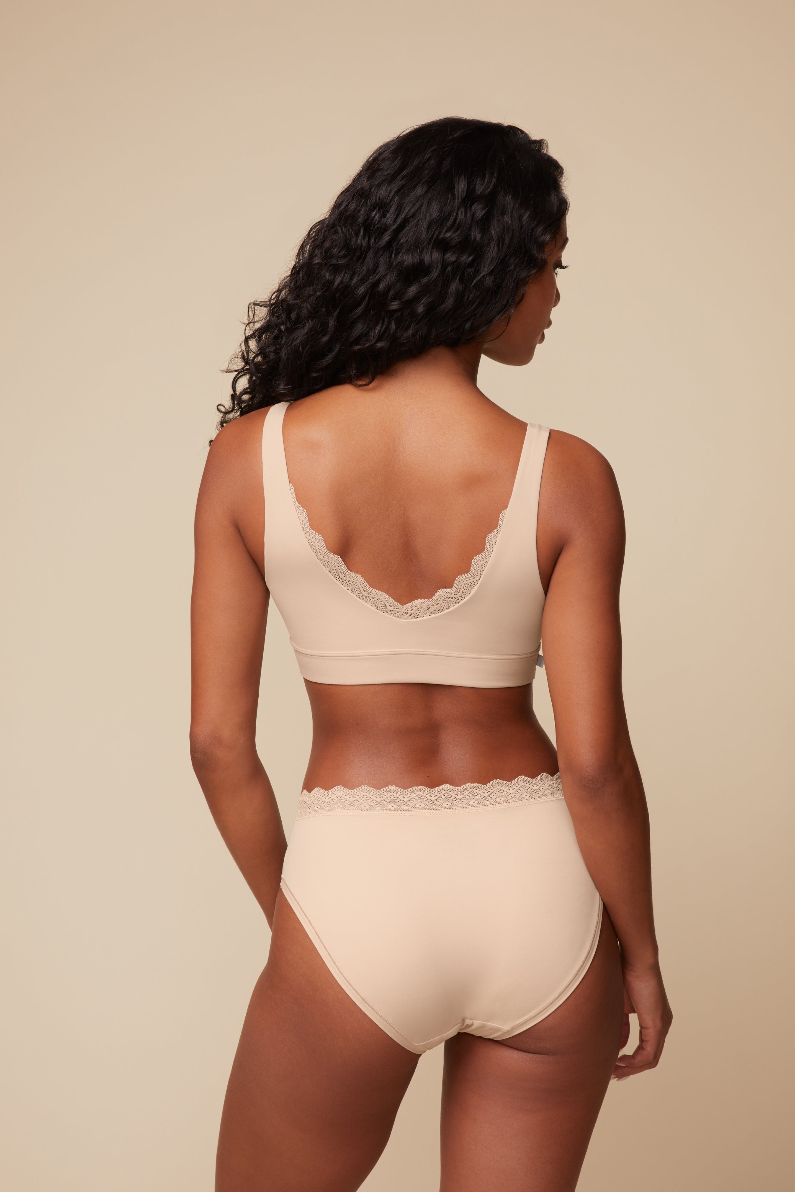 Bliss Lace Bralette - Beige