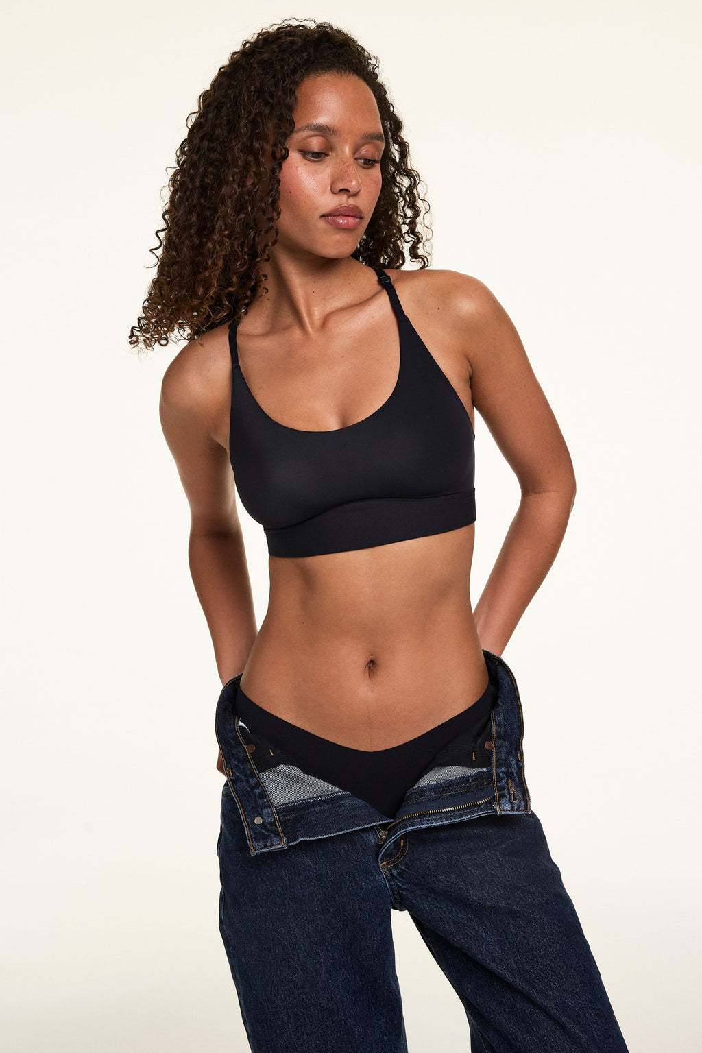Bliss Racerback Bralette - Black