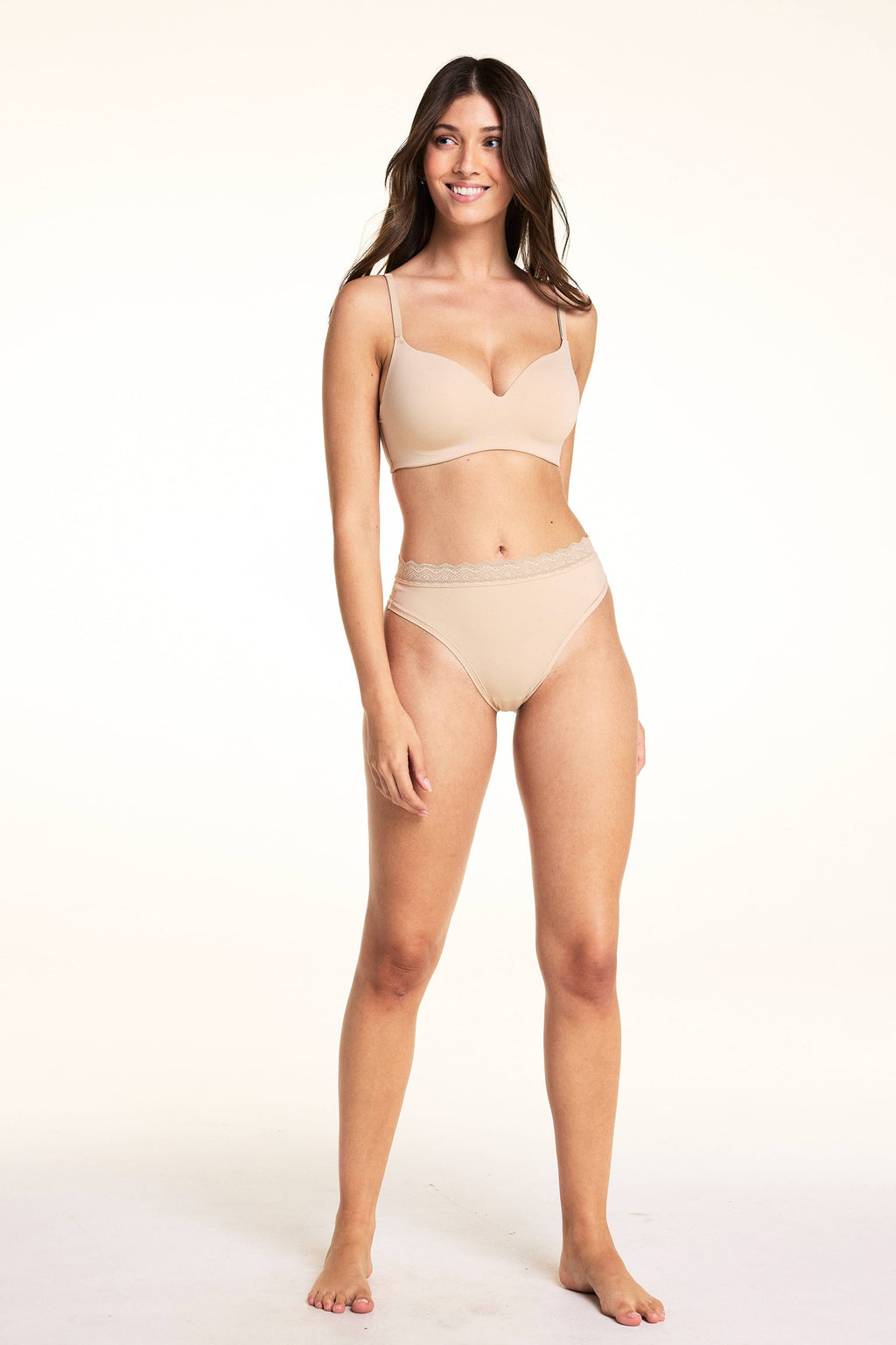 Base Wirefree T-Shirt Bra - Beige