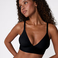 Bliss Triangle Bralette - Black