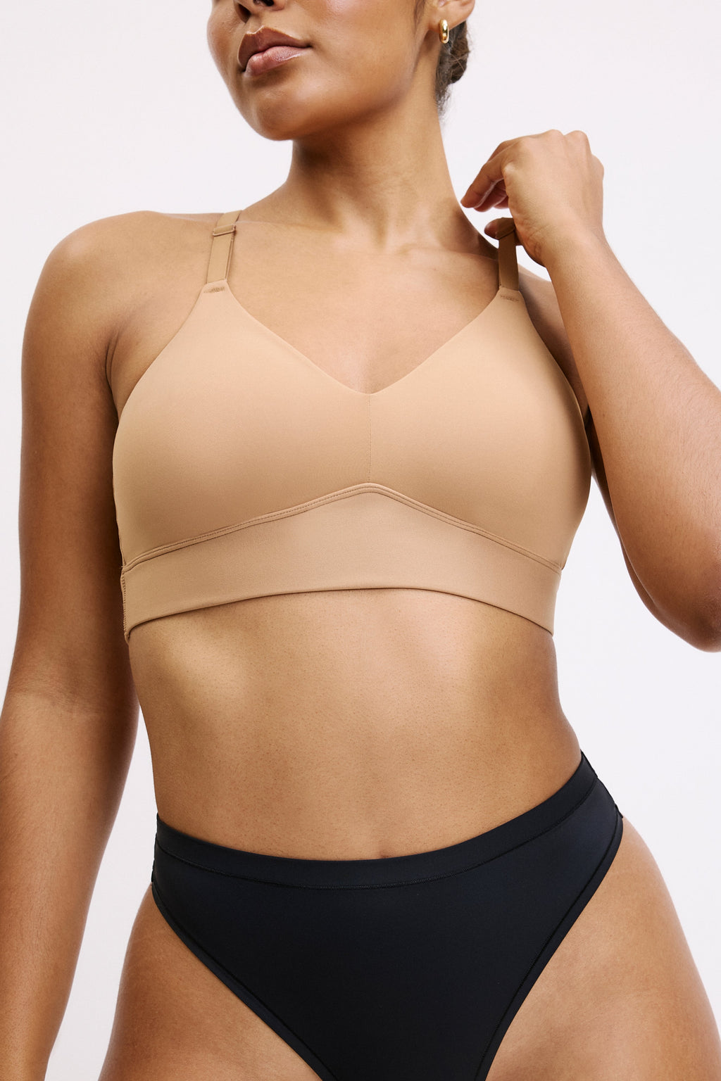 Bliss Triangle Bralette - Tan