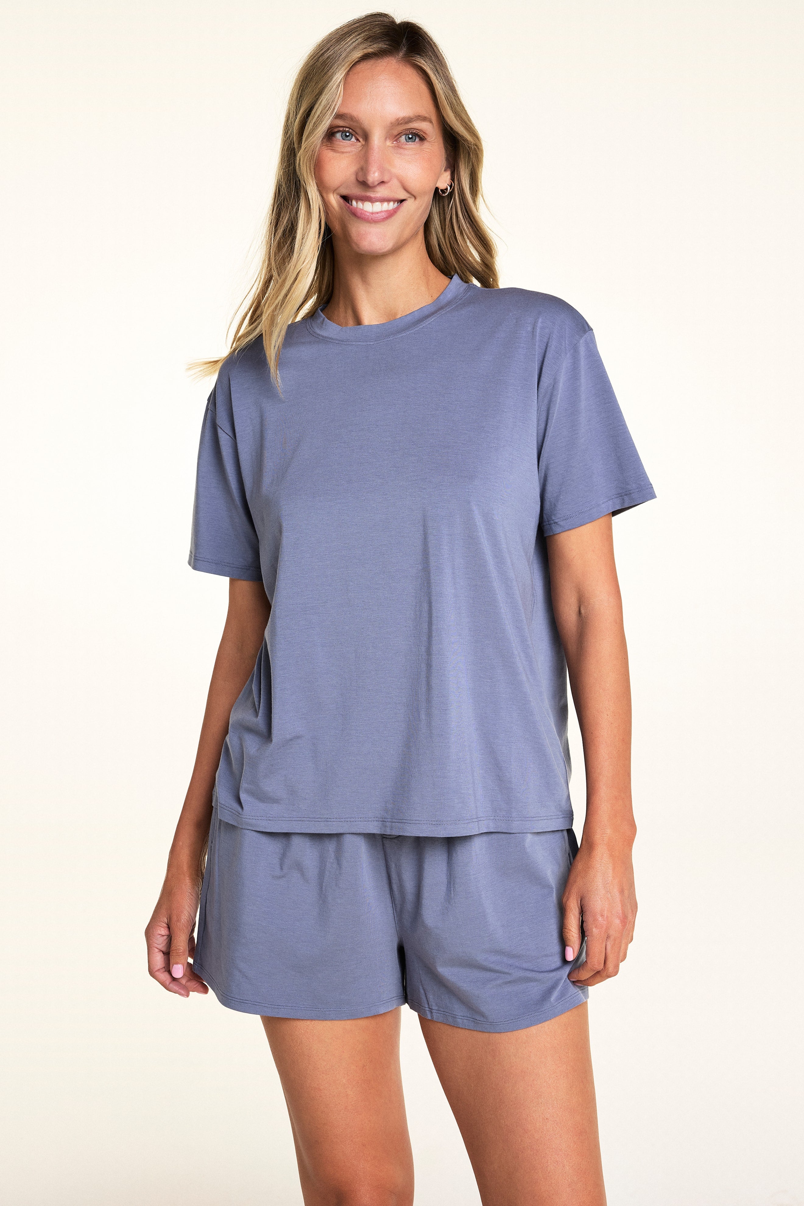Cloud Cotton Pajama Shirt - Slate