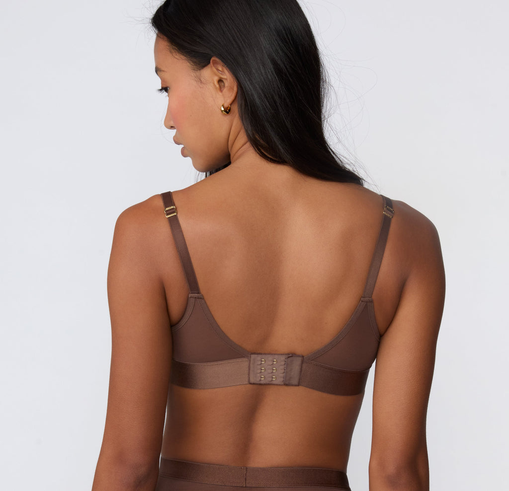 ComfortMesh™ Plunge Bra - Cashmere