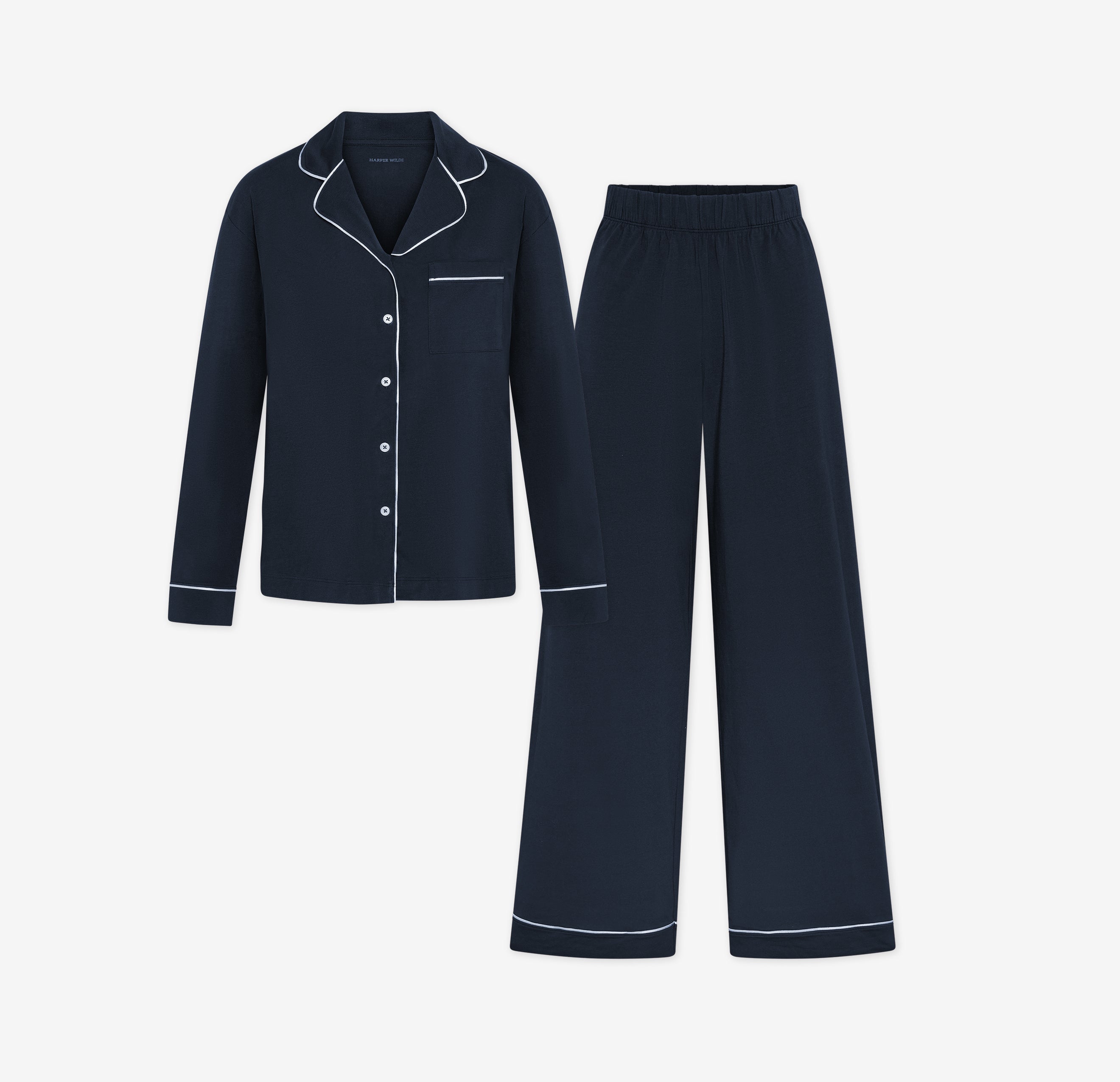 Perfect Pima Long Sleeve Shirt & Pants Set