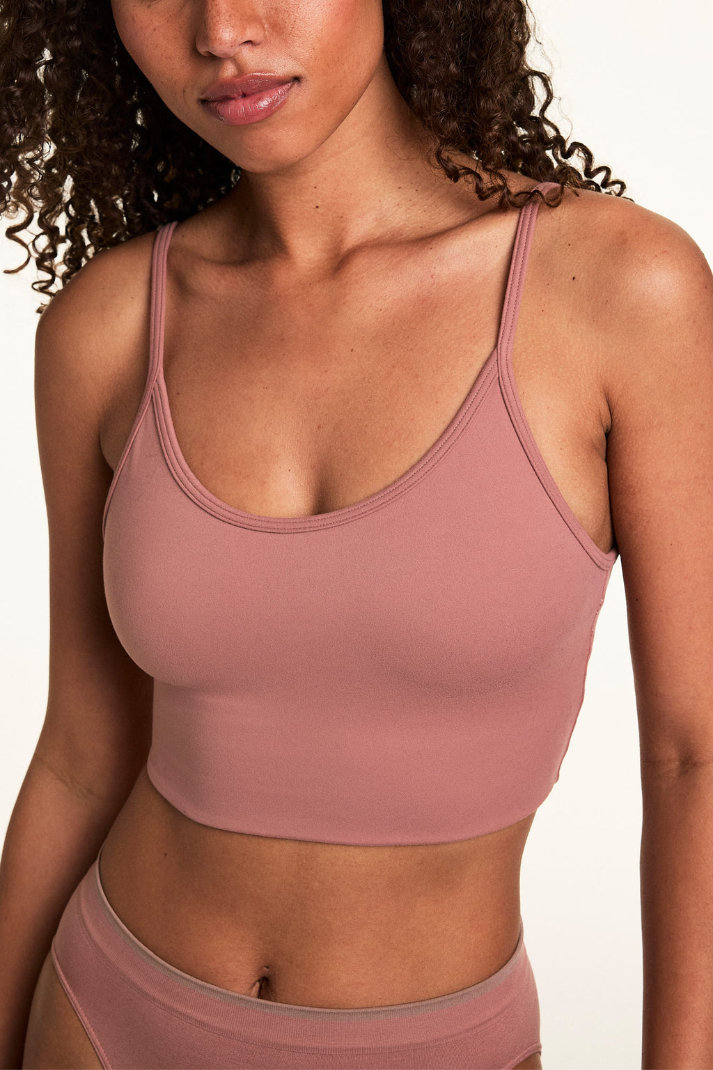 WhippedKnit™ Scoop Bralette - Plum