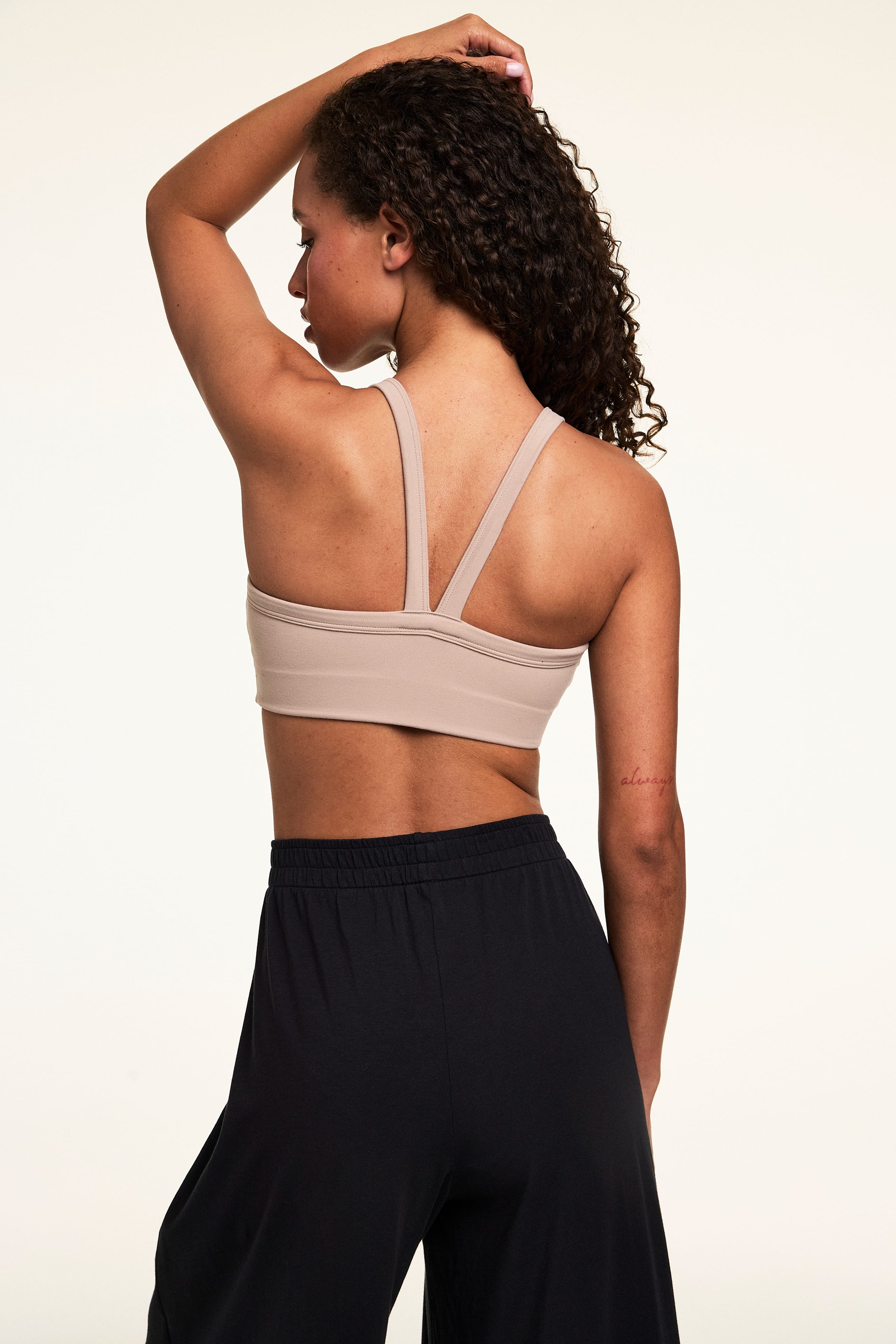 WhippedKnit™ V-Neck Bralette - Mushroom