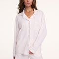 Perfect Pima Long Sleeve Pajama Shirt - Ivory
