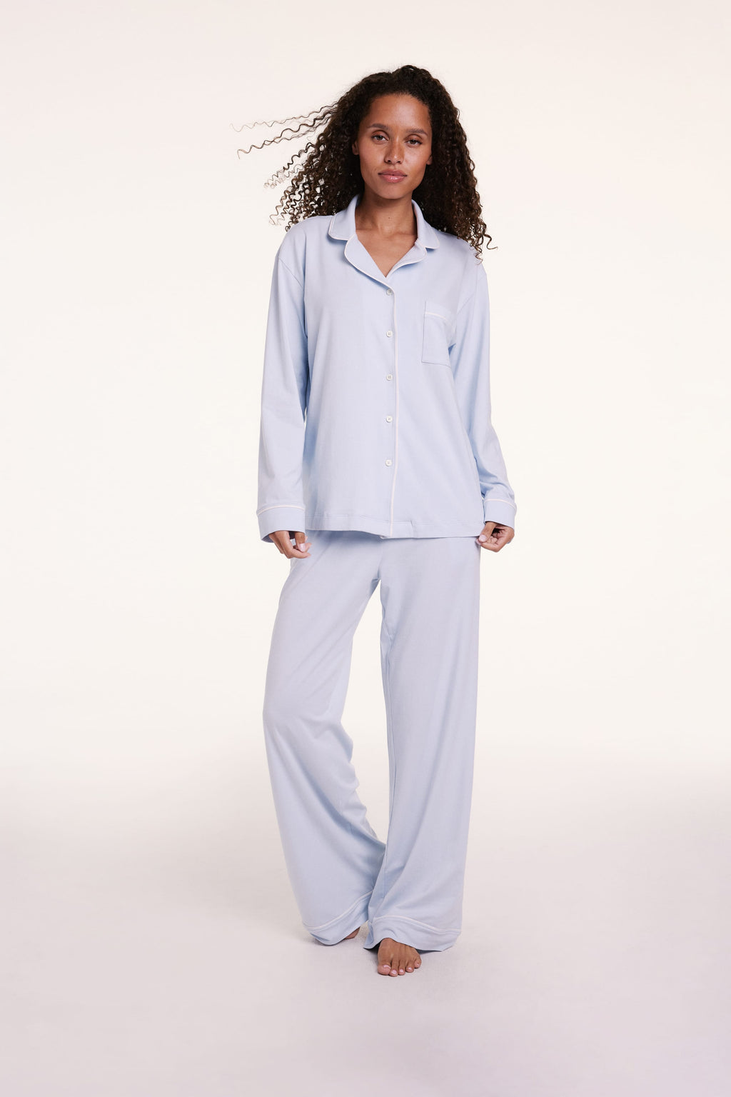 Perfect Pima Long Sleeve Shirt & Pants Set
